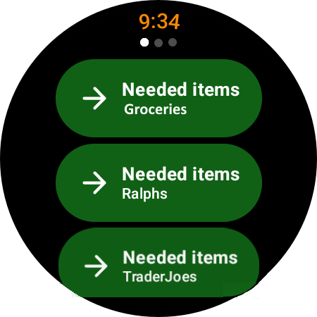 Get needed items