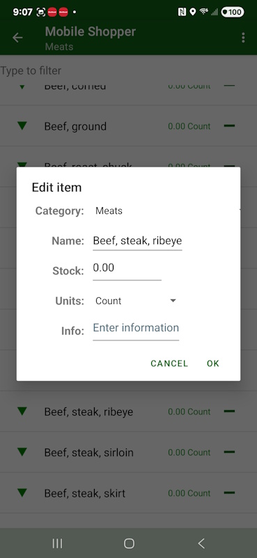 Item Edit