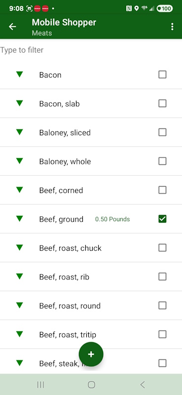 Category Items